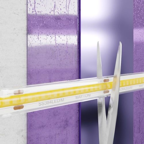 Светодиодная влагозащищенная лента Maytoni Technical 12W/m 384LED/m COB дневной белый 5M 10186  фото 4