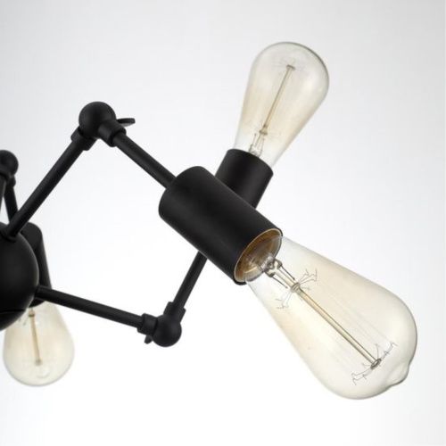 Подвесная люстра Arte Lamp A9190LM-6BK  фото 3