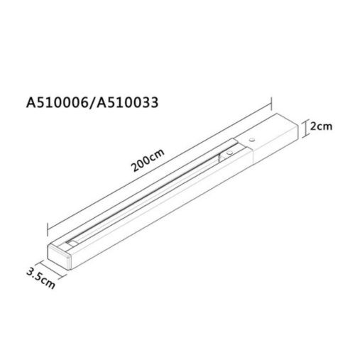 Шинопровод Arte Lamp Track Accessories A510006  фото 9