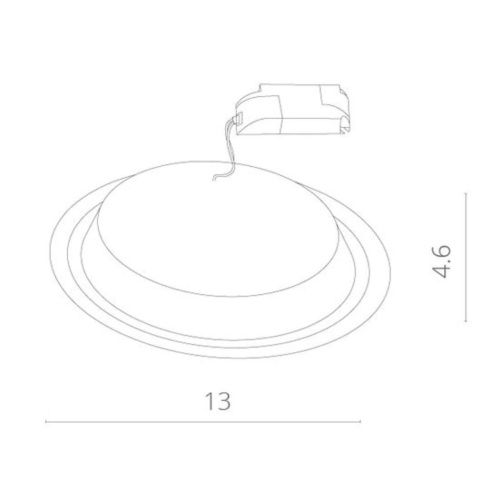Встраиваемый светильник Arte Lamp Uovo A6406PL-1WH  фото 2