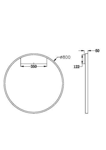 Настенный светильник Maytoni Rim MOD058WL-L50B3K  фото 4