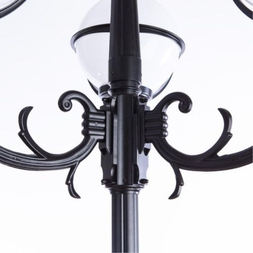 Садово-парковый светильник Arte Lamp Monaco A1497PA-4BK  фото 2