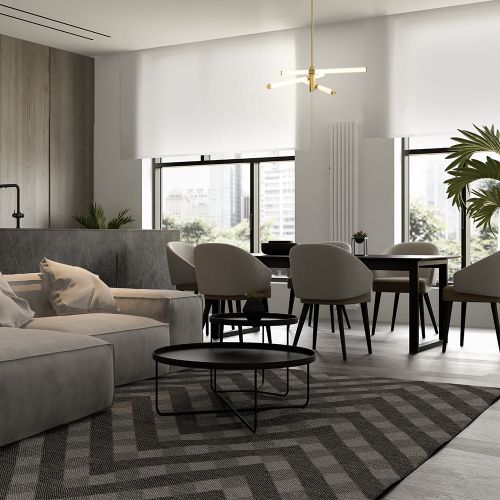 Подвесная светодиодная люстра Maytoni Technical Axis MOD106PL-L28G3K  фото 5