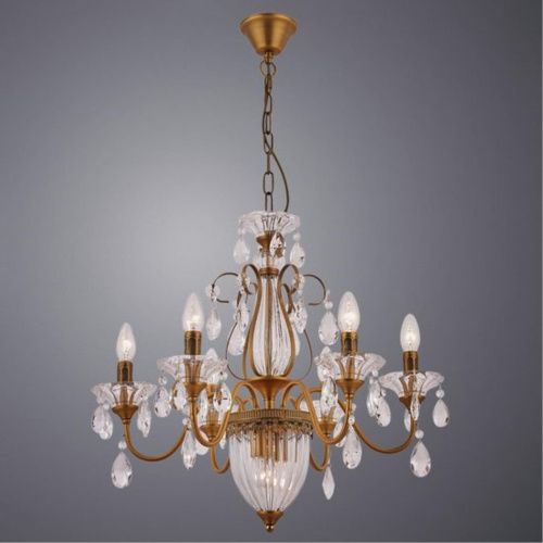 Подвесная люстра Arte Lamp Schelenberg A4410LM-6-2SR  фото 2