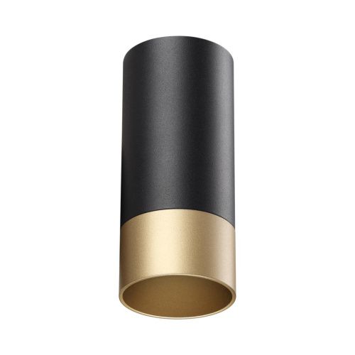 Светильник накладной SONEX Slim 370867  черный/золото 