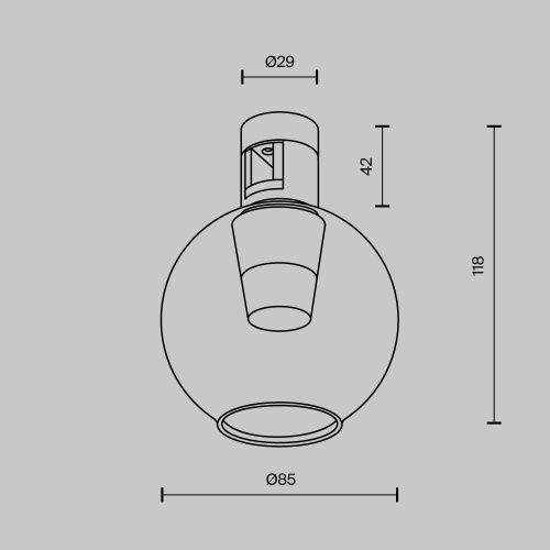 Трековый светильник Technical TR148-1-3W3K-BS  фото 9