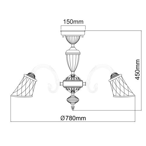 Потолочная люстра MW-Light Ариадна 450019208  фото 6