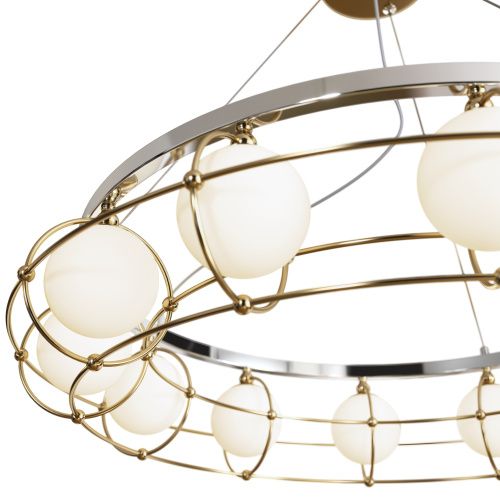 Подвесная люстра Maytoni Carcass MOD312PL-12GCH  фото 5
