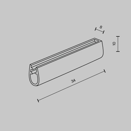 Комплектующие для текстильной подвесной системы Technical TRA130BEC-B  фото 3