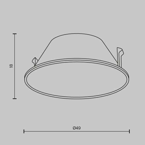 Комплектующие для светильника Technical Ring057-7-MG  фото 2