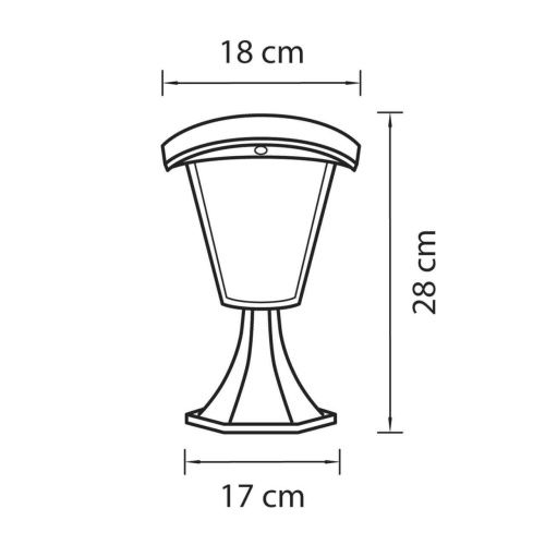 Уличный светодиодный светильник Lightstar Lampione 375970  фото 2