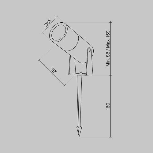Ландшафтный светильник Outdoor O050FL-L5GF3K  фото 6