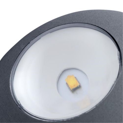 Уличный настенный светодиодный светильник Arte Lamp CONRAD A1544AL-4GY  фото 3