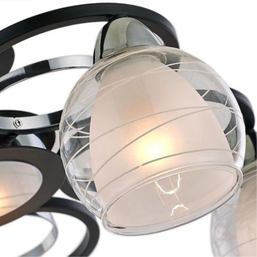 Потолочная люстра Arte Lamp Ginevra A1604PL-5BK  фото 2