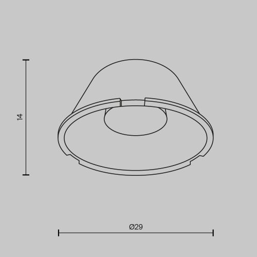Комплектующие для светильника Technical LensD29-50  фото 2