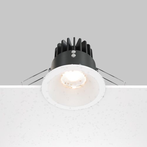 Встраиваемый светодиодный светильник Maytoni Technical Zoom Dim Triac DL034-L12W3K-D-W  фото 5