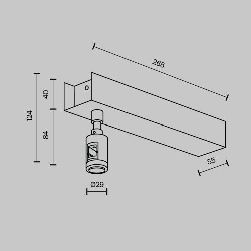 Комплектующие для трековой системы Technical TRA156С-BB1-B  фото 2