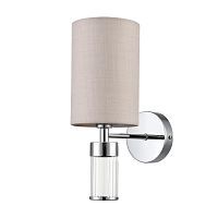 Бра SONEX Arnika 6585/1W текстиль, стекло бежевый 