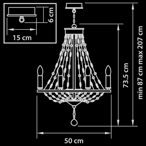 Подвесная люстра Lightstar Castello 744088  фото 3