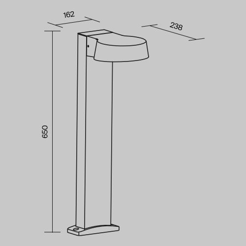 Ландшафтный светильник Outdoor O443FL-L12GF3K  фото 8