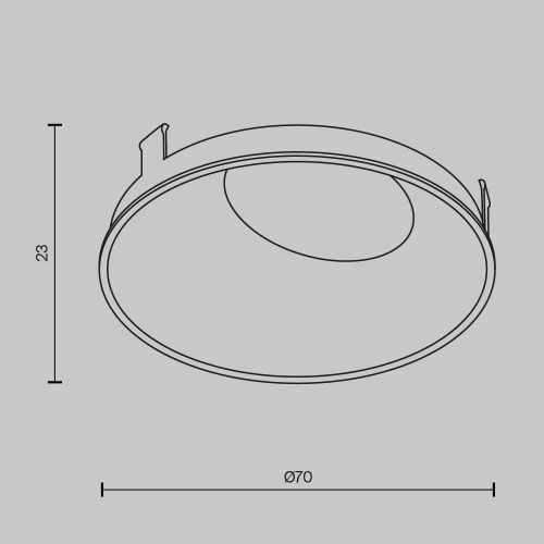 Комплектующие для светильника Technical Ring057-10-CH  фото 2
