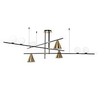 Подвесная люстра Arte Lamp Jacob A7029PL-9BK 