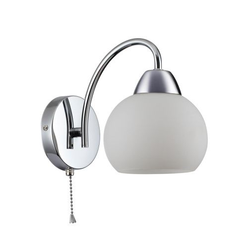 Бра с выкл. SONEX Sydnee 4591/1W стекло белое 