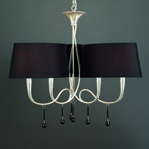 Подвесная люстра Mantra Paola Painted Silver 3530  фото 4