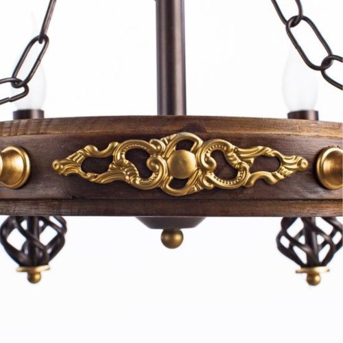 Подвесная люстра Arte Lamp Cartwheel A4550LM-6CK  фото 4