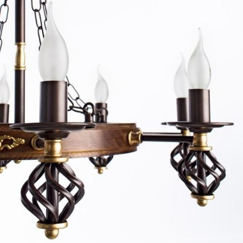 Подвесная люстра Arte Lamp Cartwheel A4550LM-8CK  фото 3