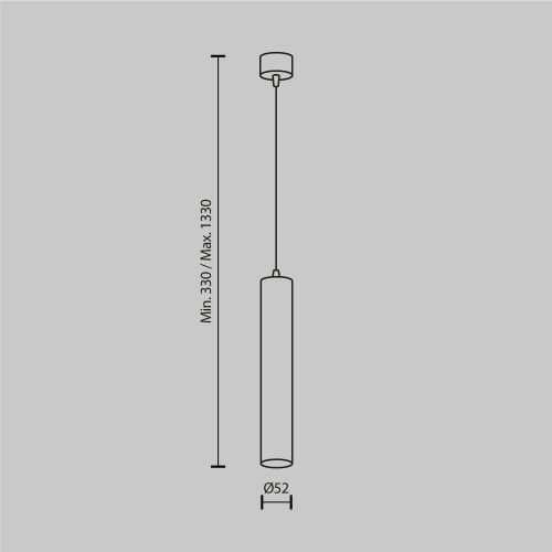 Подвесной светильник Technical P072PL-L12W3K-BS  фото 6