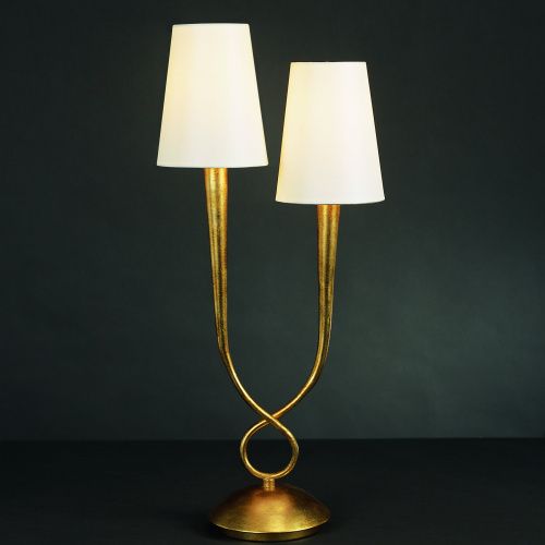 Настольная лампа Mantra Paola Painted Gold 3546  фото 2