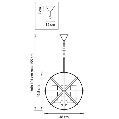 Подвесная люстра Lightstar Cero 731147  фото 3