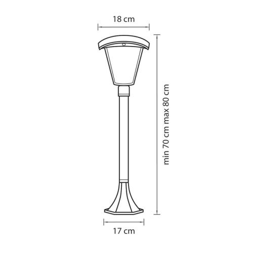 Уличный светодиодный светильник Lightstar Lampione 375770  фото 2