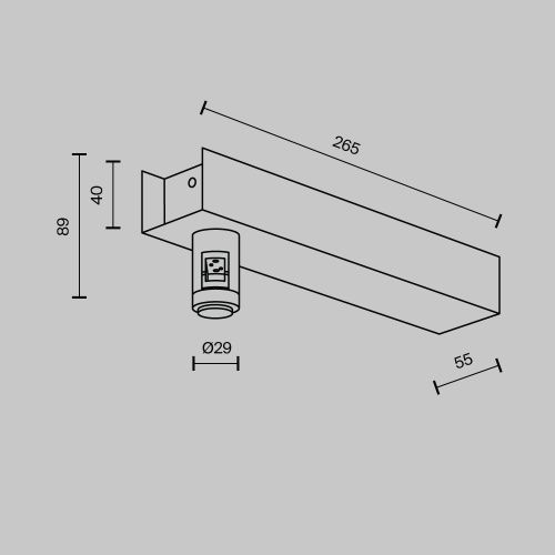 Комплектующие для трековой системы Technical TRA155CW-BB-B  фото 2