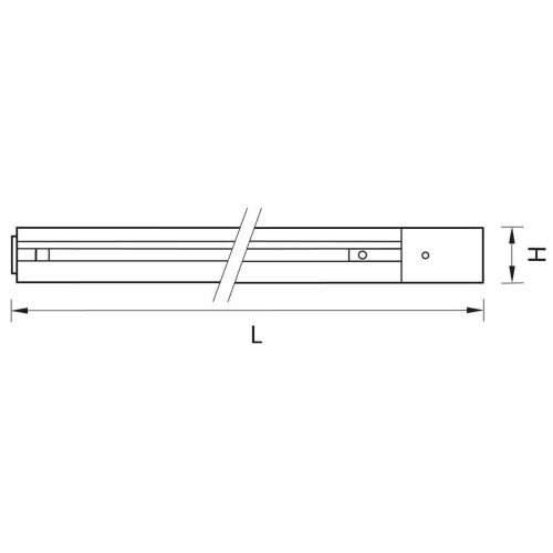 Шинопровод встраиваемый однофазный Lightstar Barra 501015  фото 3