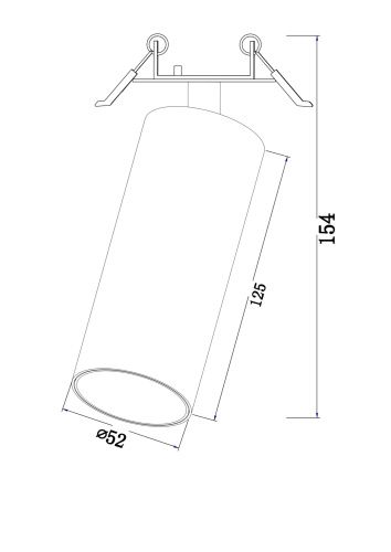 Встраиваемый светильник Technical C053CL-L12W4K  фото 3