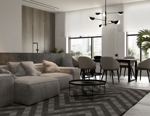 Подвесная люстра Maytoni Technical Mollis MOD126PL-08B  фото 3