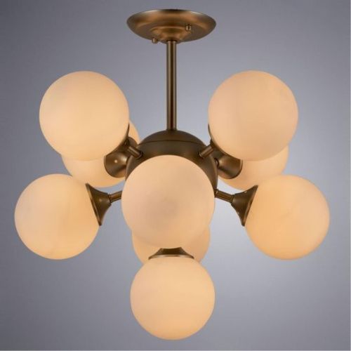 Потолочная люстра Arte Lamp Fobos A2704PL-9SG  фото 2
