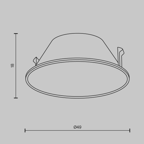 Комплектующие для светильника Technical Ring057-7-CH  фото 2