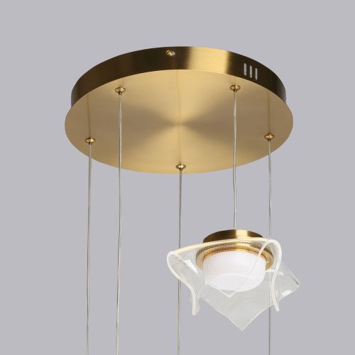 Подвесная светодиодная люстра De Markt Ауксис 7 722012205  фото 3