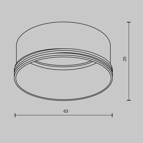Комплектующие для светильника Technical RingL-20-W  фото 3