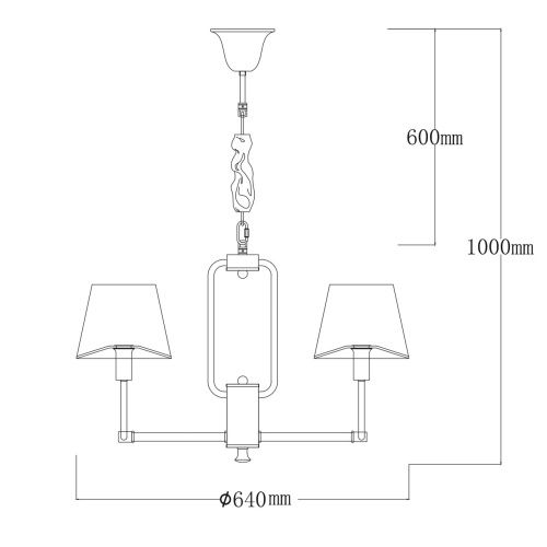 Подвесная люстра MW-Light София 355014806  фото 5