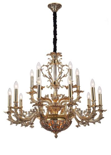 Подвесная люстра Lucia Tucci Firenze 1780.15.3 Antique Gold 