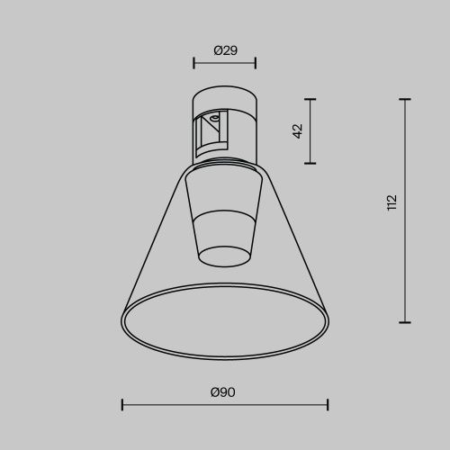 Трековый светильник Technical TR147-1-3W3K-B  фото 9
