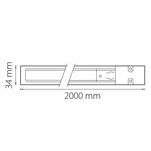 Шинопровод трехфазный Lightstar Barra 504025  фото 2