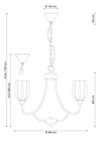 Подвесная люстра Lucia Tucci Madrid 116.5  фото 3