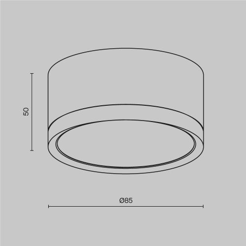 Потолочный светильник Maytoni Technical Hoop C086CL-GX53-SRD-W  фото 9