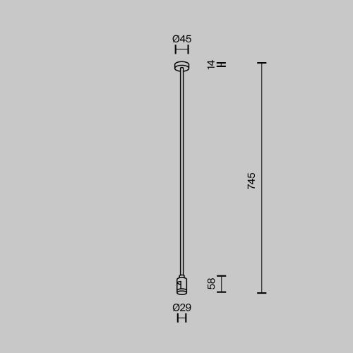Комплектующие для трековой системы Technical TRA159C-B1-B  фото 2