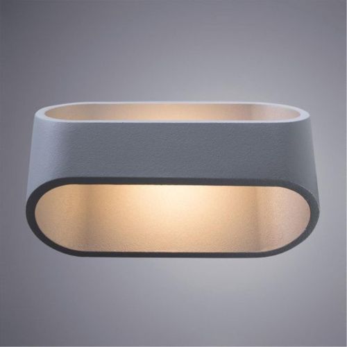 Настенный светодиодный светильник Arte Lamp A1428AP-1GY  фото 2